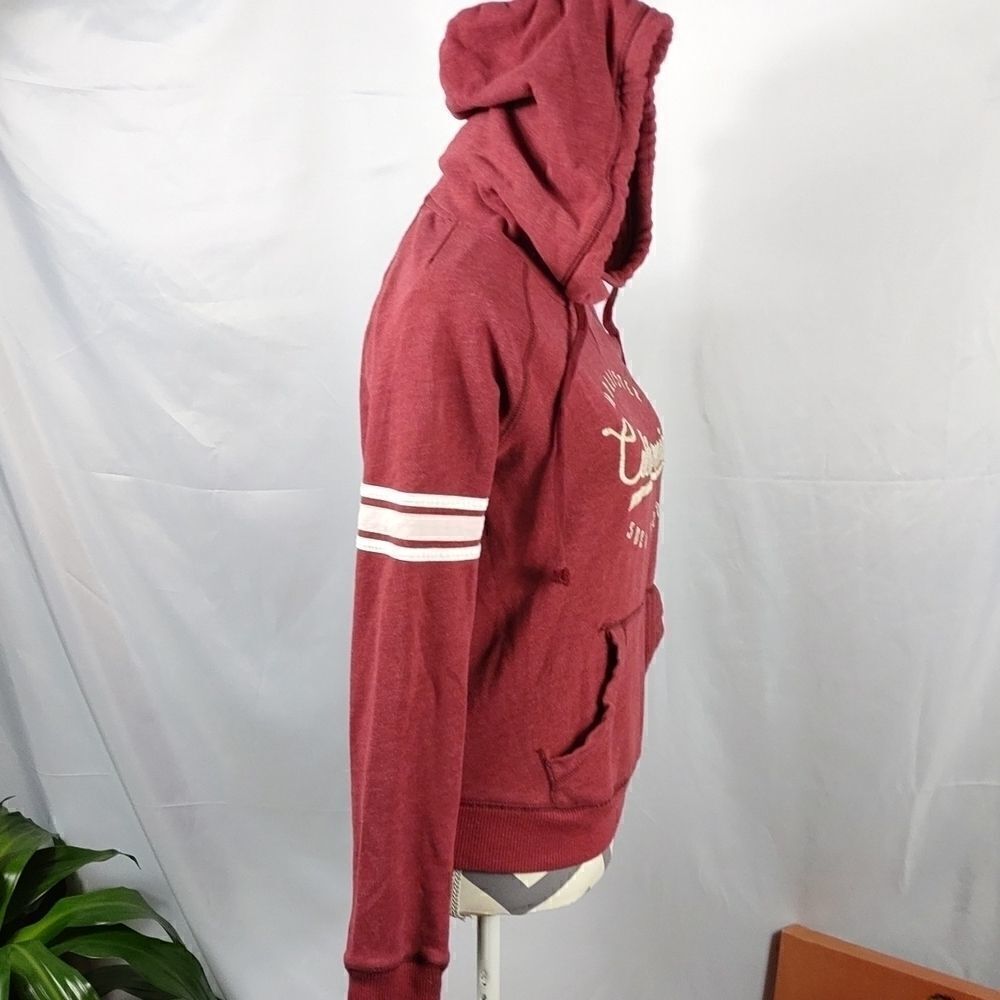 Hollister California Maroon Hoodie - Picture 3 of 6